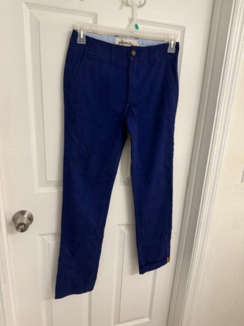 Boden Johnnie b Boys Navy Blue Chino Pants Size 28 Long